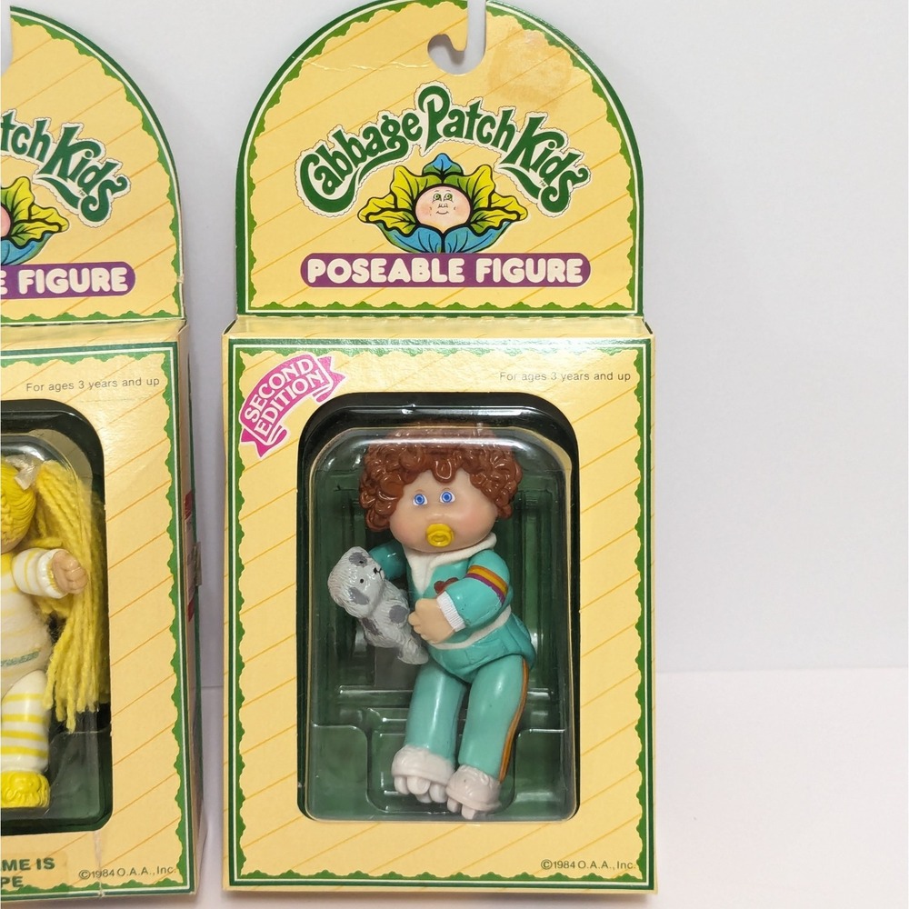 Lot Of 3 Cabbage Patch Kids Poseable Figures 1984 Vintage Original Boxes - Picture 2 of 12